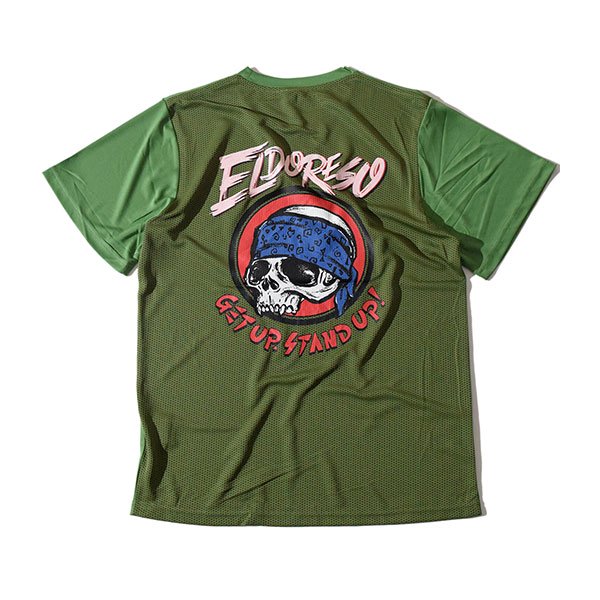 ELDORESO(エルドレッソ) Heresy T(Green) E1007712 メンズ・レディース ドライ半袖Tシャツ -  トレイルランニング装備の通販ショップ「ソトアソ本店」