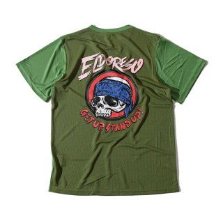 ELDORESO(エルドレッソ) Heresy T(Green) E1007712 メンズ・レディース ドライ半袖Tシャツ