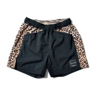 MMA ޥƥޡ륢 MMA Side Graphic Run Shorts (Black_Leopard) 󥺡ǥ ˥󥰥ѥ