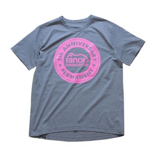 ranor(ラナー) 5th ANNIVERSARY T-SHIRT メンズ・レディース 半袖Tシャツ