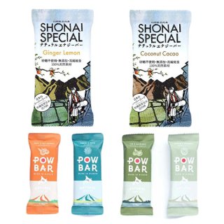 Shonai Special POWBAR ショウナイスペシャル パウバー  焼き菓子お試し6点セット(ナチュラルエナジーバー2種、パウバー4種)