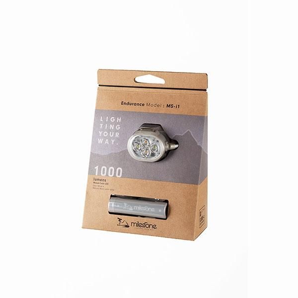 マイルストーンmilestoneヘッドランプ エンデュランスモデル milestone(マイルストーン) MS-i1 “Endurance Model” ヘッド