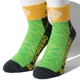 ELDORESO(エルドレッソ) Pleasures Socks(Green) E7602422 メンズ・レディース ショート・ミドル丈ランニングソックス