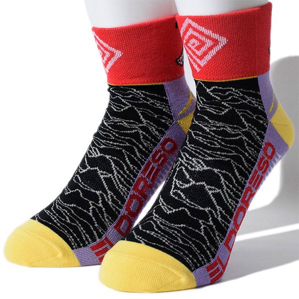 ELDORESO(エルドレッソ) Pleasures Socks(Red) E7602422 メンズ