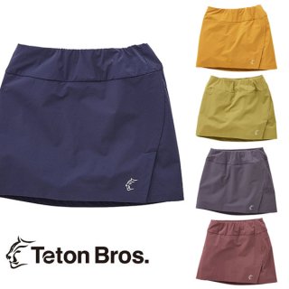Teton Bros. ティートンブロス WS Run Skirt TB231-53W レディース インナーパンツ付きランニングスカート ランスカ