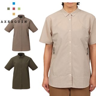 AXESQUIN アクシーズクイン Women’s S/S Ventilation Shirt 011031 レディース ベンチレーションシャツ 半袖シャツ