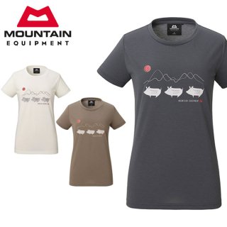 Mountain Equipment マウンテンイクィップメント WOMEN’S BRITPOP TEE - URIBOU / ブリットポップ・ティー ウリボウ 424744 レディース 半袖Tシャツ