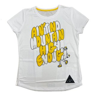 STAMP RUNCO  󥢥ɥ STAMP WOMENS GRAPHIC RUN TEE (MOUNTAIN HIGH -WHITE-) ǥ ɥ饤 Ρ꡼֥