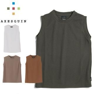 <img class='new_mark_img1' src='https://img.shop-pro.jp/img/new/icons24.gif' style='border:none;display:inline;margin:0px;padding:0px;width:auto;' />20%OFF!AXESQUIN-modified-  ǥե QD ECO WAFFLE SLEEVE-LESS TEE 321071 ǥ Ρ꡼֥