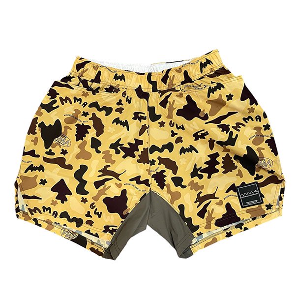 MMA マウンテンマーシャルアーツ MMA_Jerry Ukai PONCHOMAN CAMO Hike&Run Shorts Beige  MMA21-59 メンズ・レディース ランニングパンツ - トレイルランニング装備の通販ショップ「ソトアソ本店」