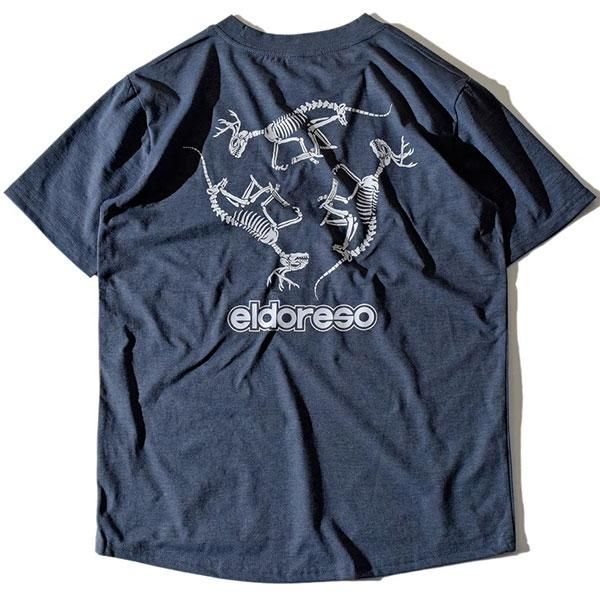 ELDORESO エルドレッソ Bone Deinosaur Tee(Gray) E1013424 メンズ・レディース ドライ半袖Tシャツ - トレイル ランニング装備の通販ショップ「ソトアソ本店」 ELDORESO エルドレッソ Bone Deinosaur Tee(Gray) E1013424 メンズ・レディース ドライ半袖Tシャツ - トレイル ランニング装備の通販ショップ「ソトアソ本店」