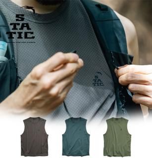 STATIC ƥå HIVE SLEEVELESS SHIRTS ϥ ꡼֥쥹  󥺡ǥ ɥ饤 Ρ꡼֥