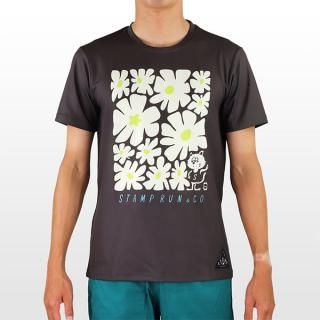 STAMP RUNCO  󥢥ɥ STAMP GRAPHIC RUN TEE (FLOWER) 󥺡ǥ Ⱦµ T