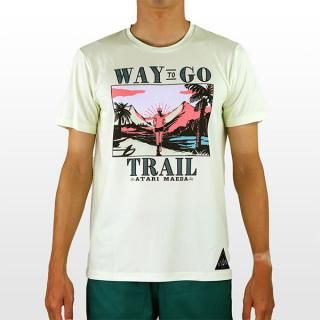 STAMP RUNCO  󥢥ɥ STAMP GRAPHIC RUN TEE (WAY TO GO TRAIL) 󥺡ǥ Ⱦµ T