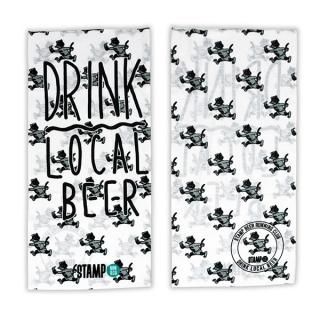 STAMP RUNCO  󥢥ɥ STAMP NECK GAITER (STAMP BEER RUNNING CLUB) ڤСޤηؤοɤ