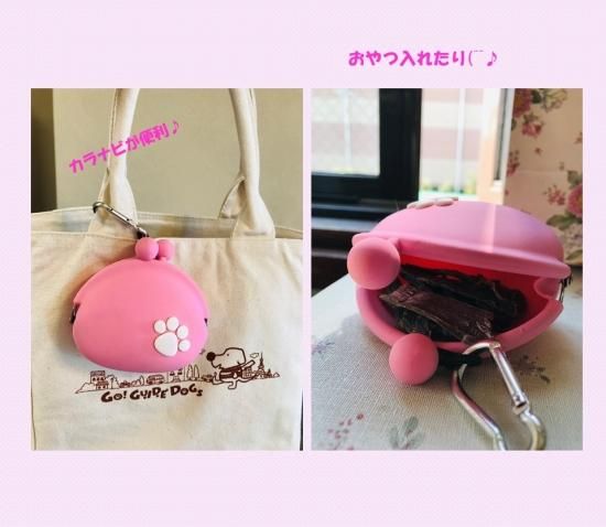 p+g design ぽちのPOCHI がま口 シリコン がまぐち 財布