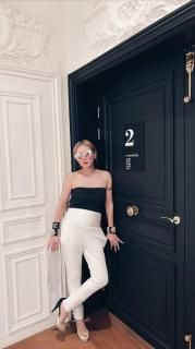 ヴァクトーヴォヤージュ　フライトジャージ　タキシードパンツ　ノアール フライトジャージタキシードパンツ』 ヴォヤージミルク 定価43780円