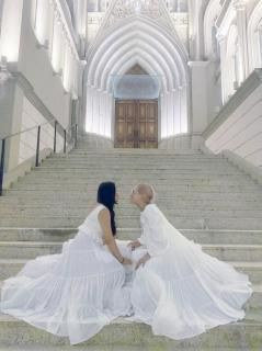 【美品】　ヴァクトー ボヤージュ ビーチタウンドレス タキシードBL JK KIYOKOHATAドレス【KH-05442】入荷決定・特別予約会開催の