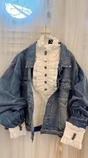 ヴァクトー　vaqutaux JBOY デニムジャケット　サリーサイズ ヴァクトー vaqutaux JBOY デニムジャケット サリーサイズ