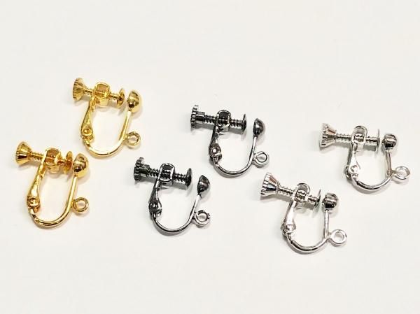 M12631 ネジバネ式イヤリング ボール カン付き 4mm（2ヶ） | Pay ID