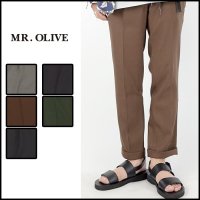 MR.OLIVE（ミスターオリーブ）<br>RETRO TWILL STA-PREEST TAPERED PANTS（レトロツイルスタプレテーパードパンツ）