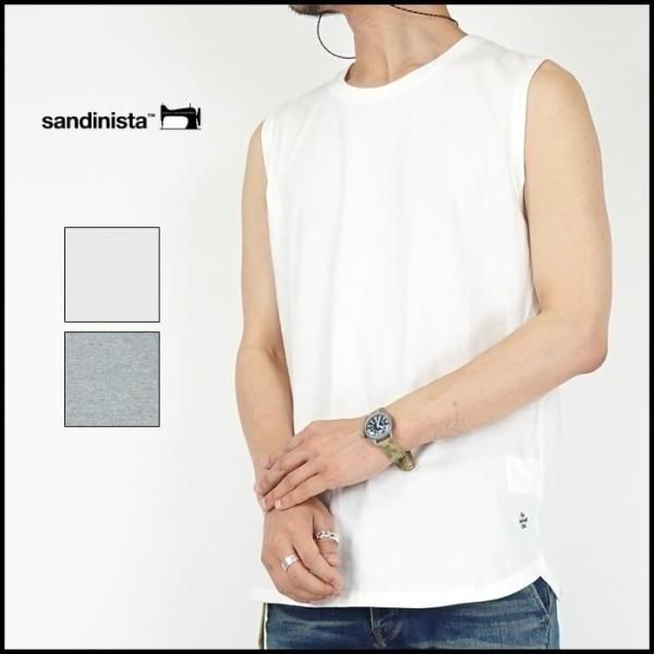 SANDINISTA（サンディニスタ）Caset Sleeveless Tee