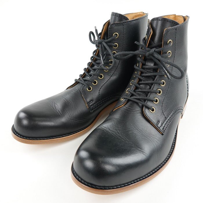 PADRONE（パドローネ）LACE UP BOOTS with BACK  ZIP