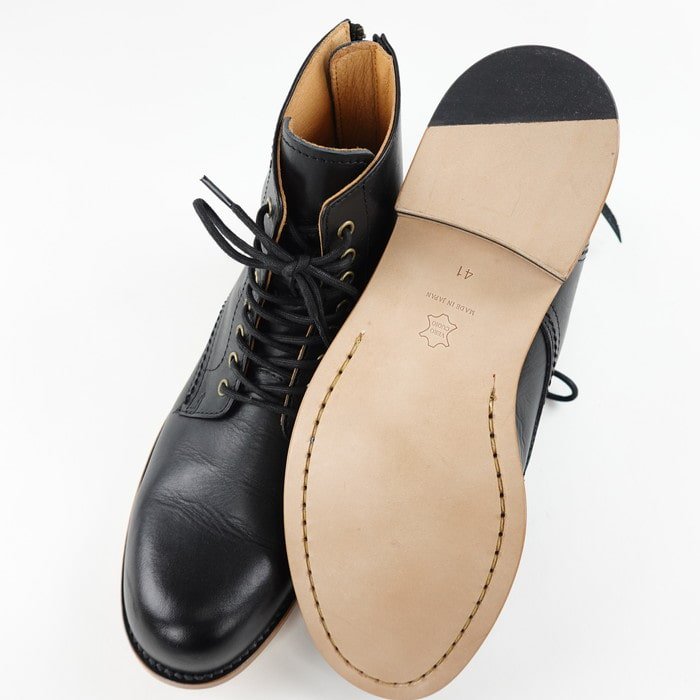 PADRONE（パドローネ）LACE UP BOOTS with BACK  ZIP