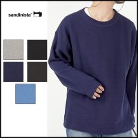 SANDINISTA/サンディニスタ<br>Easy Fit Cotton Knit Top/イージーコットンニット