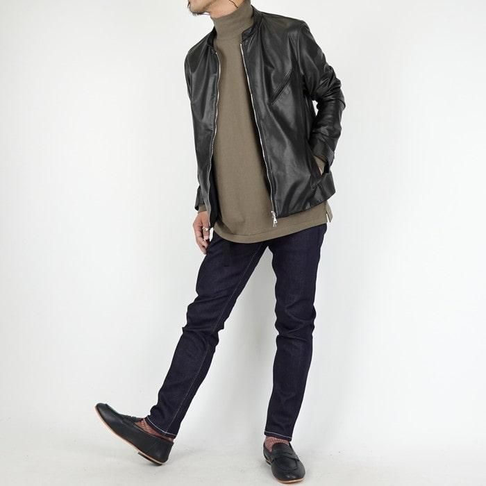 本物の Liver Rider's Leather Air Light megro（リバーメグロ）Super ジャケット・アウター