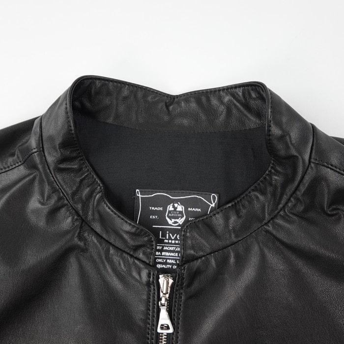 安い購入 Liver megro（リバーメグロ）Super Rider's Leather Air Light ジャケット・アウター