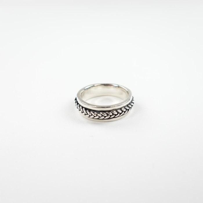 Esperanto/エスペラント 「2」Braid Ring SILVER925/2ブレードリング