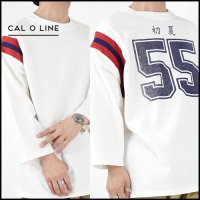 CAL O LINE/キャルオーライン<br>EARLY SUMMER FOOTBALL TEE/アーリーサマーフットボールT