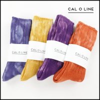 CAL O LINE（キャルオーライン）<br>TIE DYE CREW SOCKS（タイダイソックス）