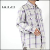 CAL O LINE/キャルオーライン<br>ORGANIC PLAID WORK SHIRT/オーガニックコットンチェックシャツ