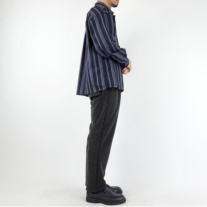 希少 日本製 Mr.Olive ミスターオリーブ ストライプシャツコート MR.OLIVE（ミスターオリーブ）CLASSIC STRIPE RELAX SHIRT