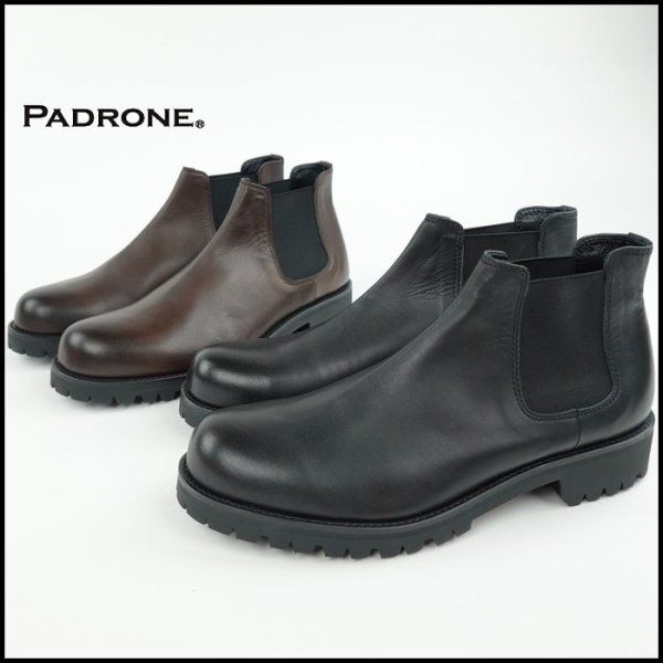 PADRONEパドローネSIDE GORE BOOTS WATER PROOF LEATHER防水