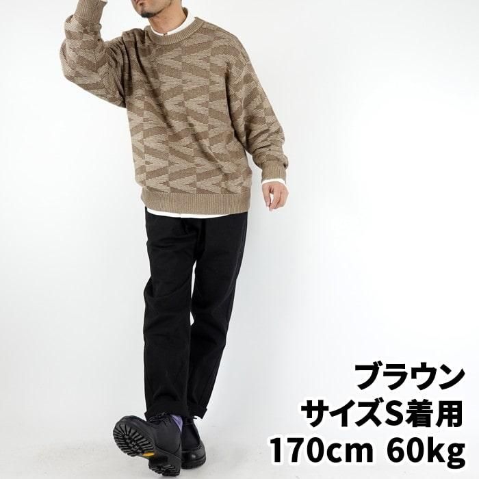 MR.OLIVE(ミスターオリーブ)7G GEOMETRIC JACQUARD RELAX MR.OLIVE(ミスターオリーブ)7G GEOMETRIC JACQUARD RELAX