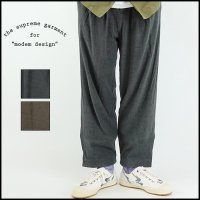 Modem design/モデムデザイン<br>Cut&Sewn Tuck Pants/カットソータックパンツ