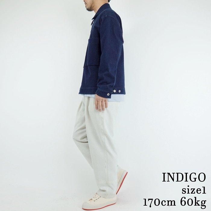 CURLY/カーリー DENIM TRUCKER JACKET-one washed/デニム CURLY/カーリー DENIM TRUCKER JACKET-one washed/デニム