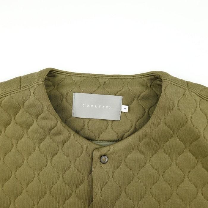 CURLY/カーリー SNAP BUTTON CARDIGAN -quilting-/スナップ