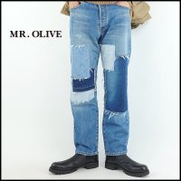 MR.OLIVE/ミスターオリーブ<br>15oz SELVAGE DENIM REMAKE RELAX TAPERED JEANS/15オンスセルビッジデニムリメイクテーパードジーンズ