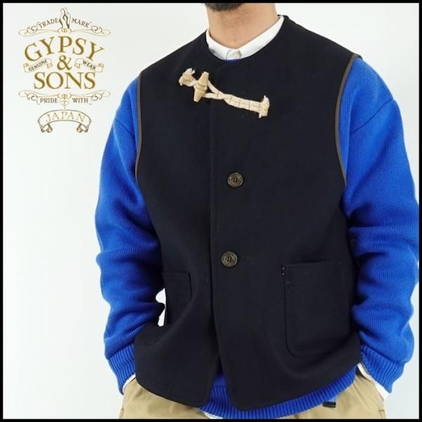 ジプシーアンドサンズ　ベスト Gypsy&sons/ジプシーアンドサンズ MELTON FEARNOUGHT VEST