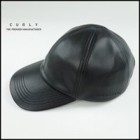 CURLY/カーリー<br>SYNTHETIC LEATHER 6P CAP/シンセティックレザー６パネルキャップ