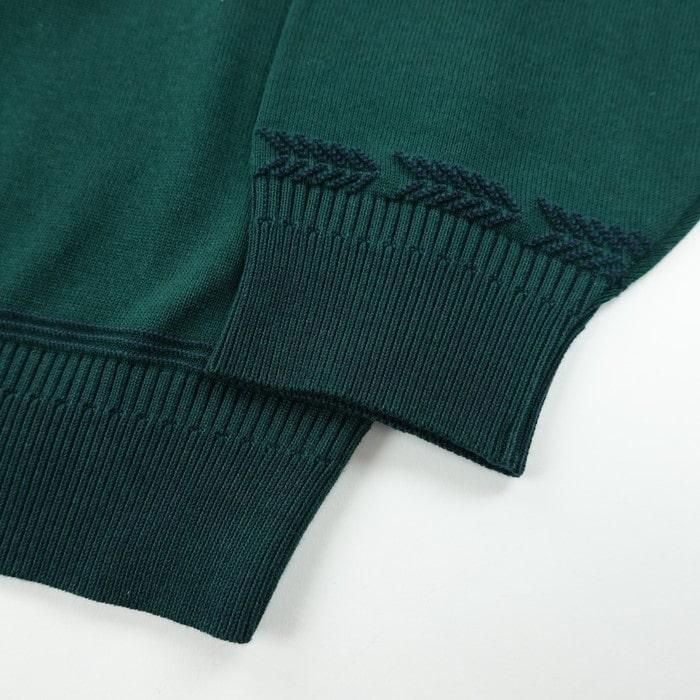 YASHIKI/ヤシキ Shunrin Skipper Knit/春霖スキッパーニットの