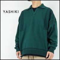 YASHIKI/ヤシキ<br>Shunrin Skipper Knit/春霖スキッパーニット