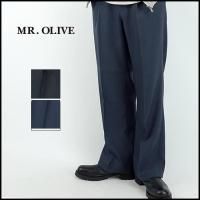 MR.OLIVE/ߥ꡼<br>RETRO TWILL STA-PREST EASY WIDE PANTS/ȥĥ륹ץ磻ɥѥ