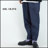 MR.OLIVE/ߥ꡼<br>COOLMAX STRETCH DENIM 2TUCK TAPERED EASY PANTS/ޥåȥåǥ˥ࣲåơѡɥѥ