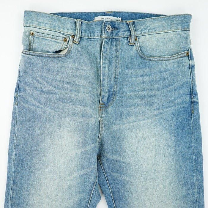 SANDINISTA/サンディニスタ Damaged Denim Pants - Stretch Slim