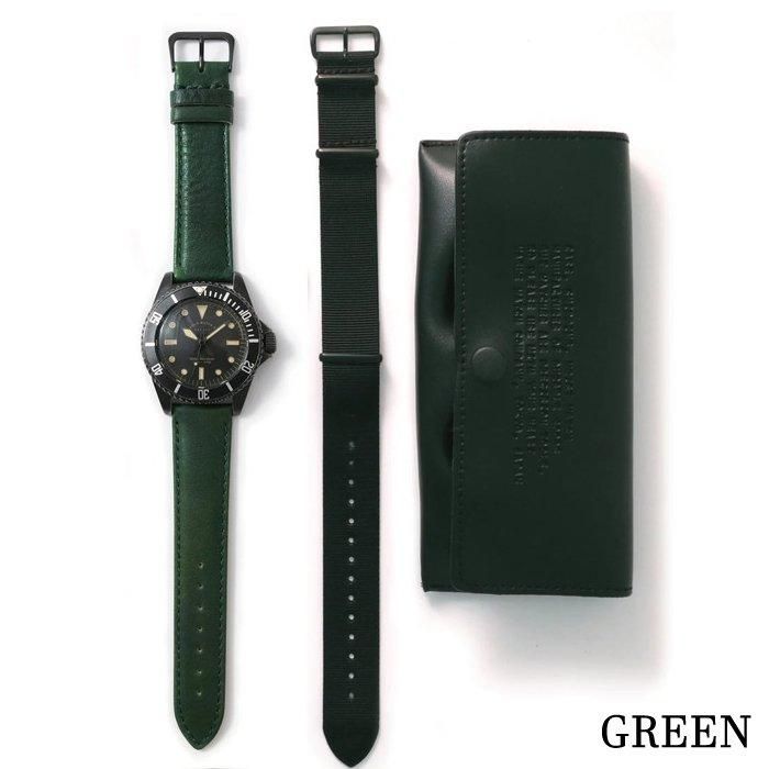 ヴァーグウォッチカンパニー 腕時計 GUIDI&ROSELLINIレザー台座付 VAGUE WATCH CO./Guidiレザー台座 NATURAL sizeS